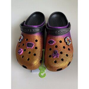 Crocs Disney Hocus Pocus Slip On Classic Clogs Sandals Jibbitz Men’s 9 Women 11